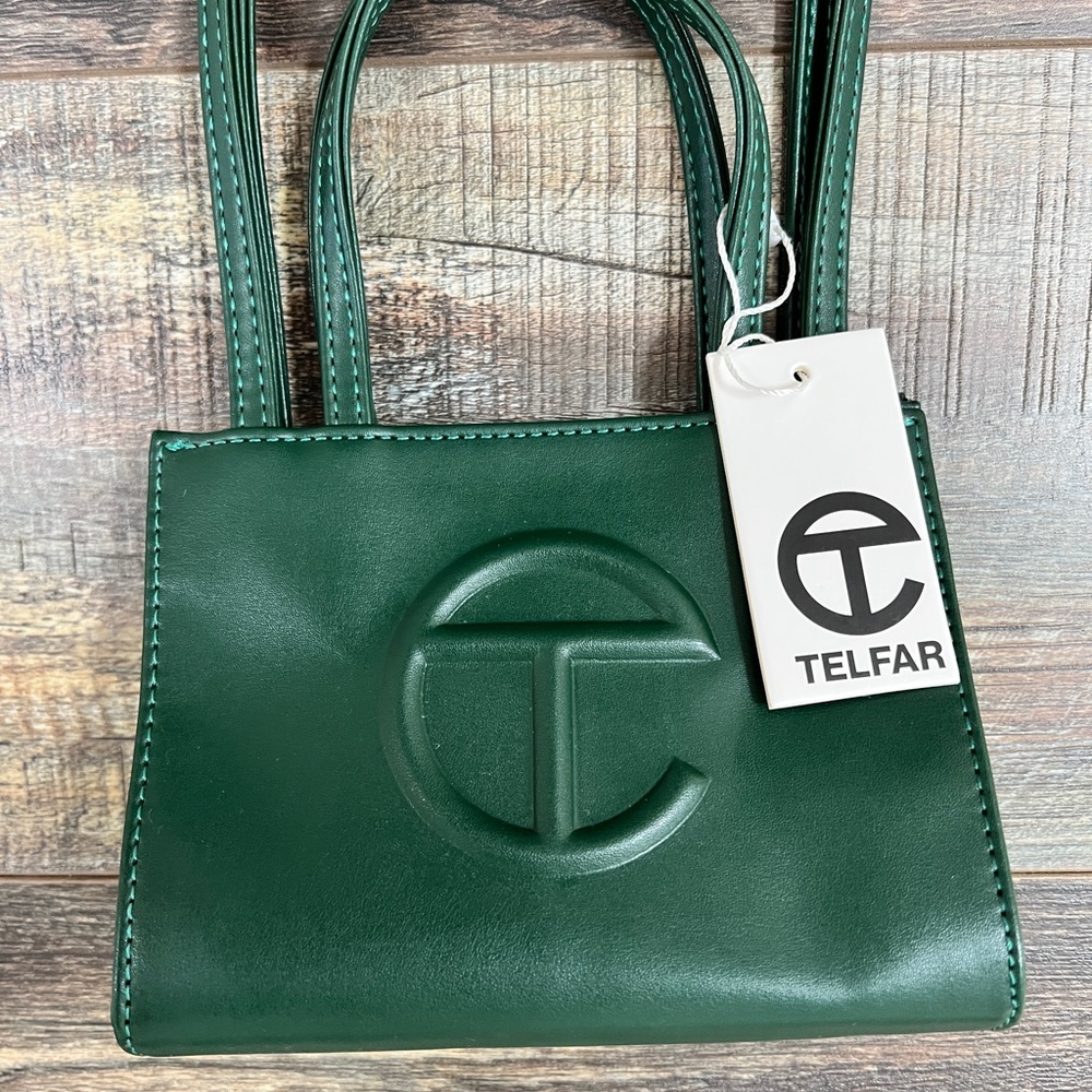 Brand New With Tags Telfar Shopping Bag, Small, Dark Olive